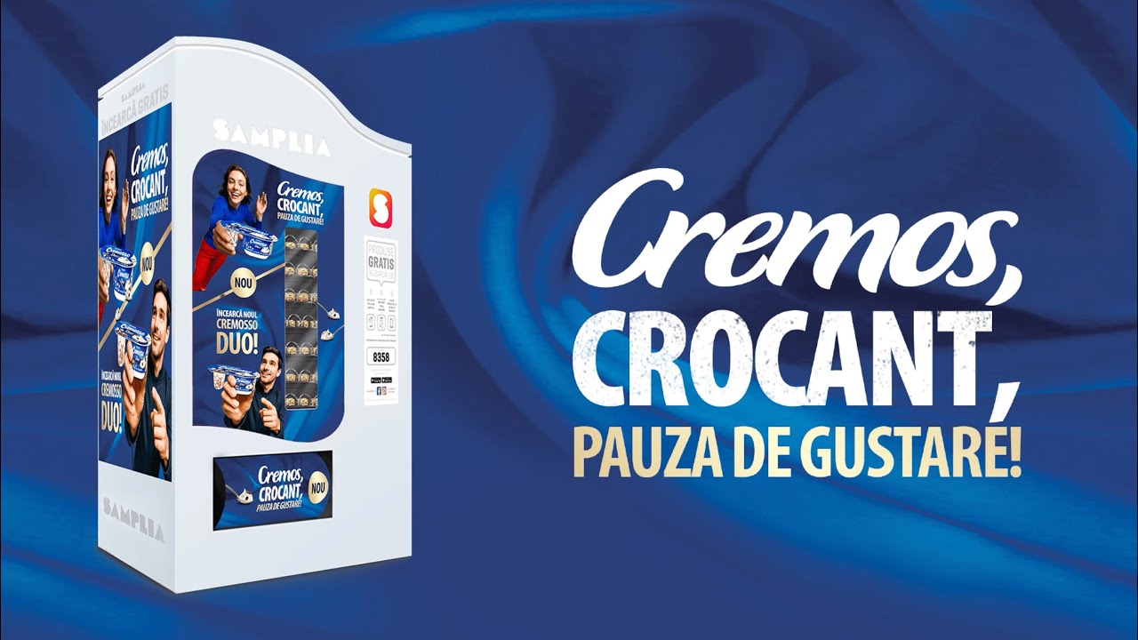 Campania de sampling prin Samplia pentru Danone Cremoso