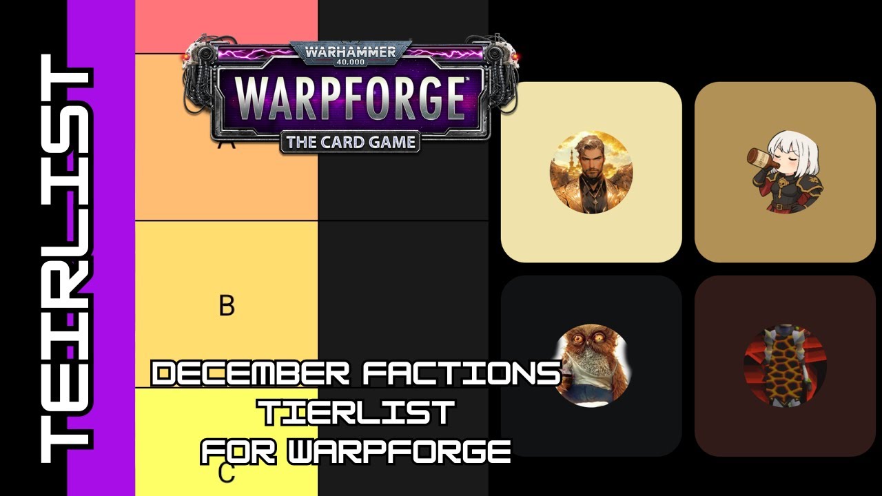 Warpforge - November Faction Tier List
