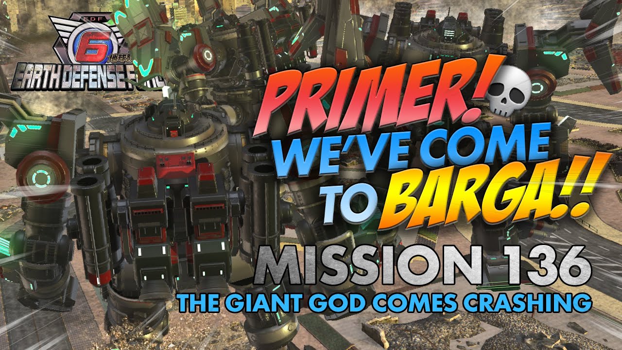 Earth Defense Force 6 - Mission 136 (English Ver.) - The Giant God Comes Crashing - Ranger/Hard/PS5