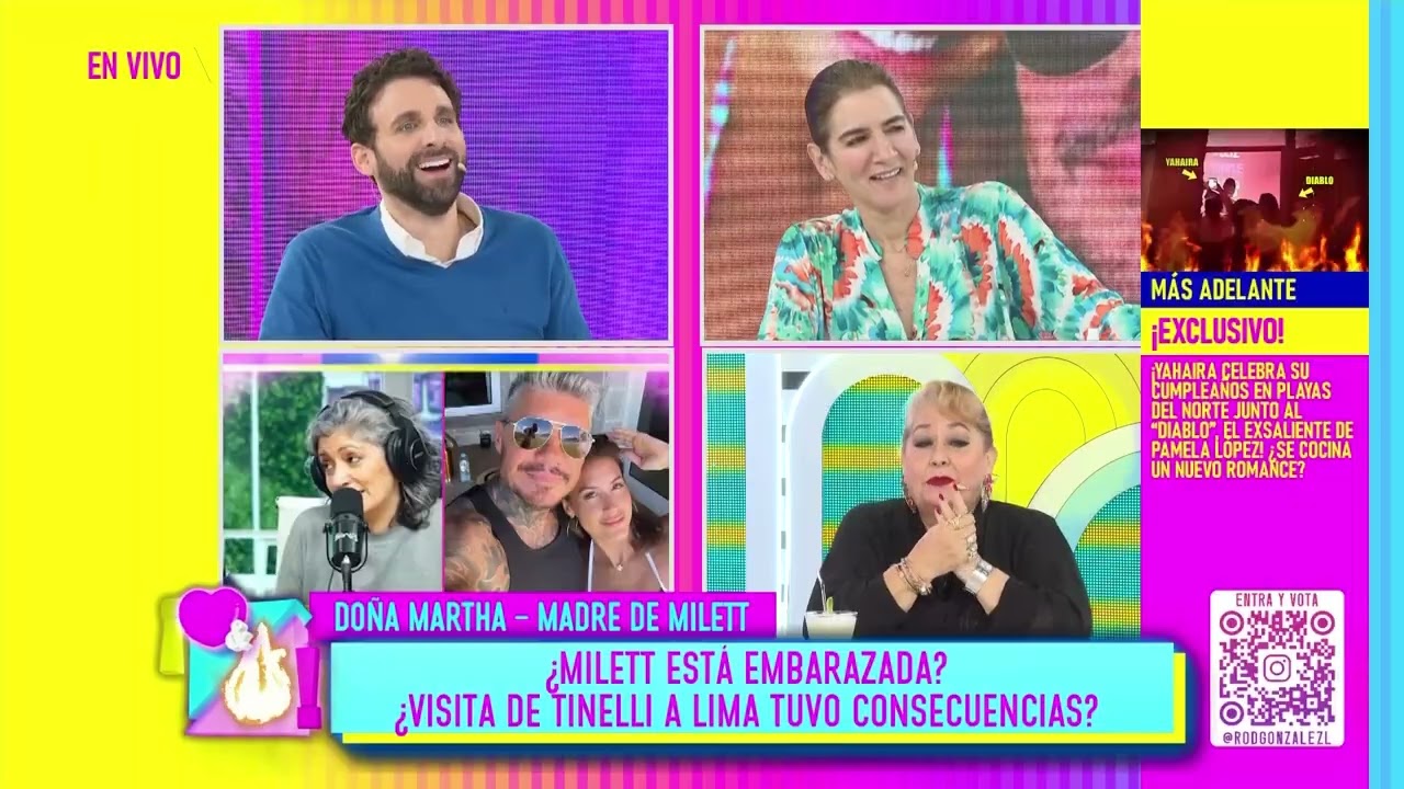 Amor y Fuego - ABR 24 - 2/4 - ¿MILETT ESTÁ EMBARAZADA? ¿VISITA DE TINELLI A LIMA TUVO CONSECUENCIAS?