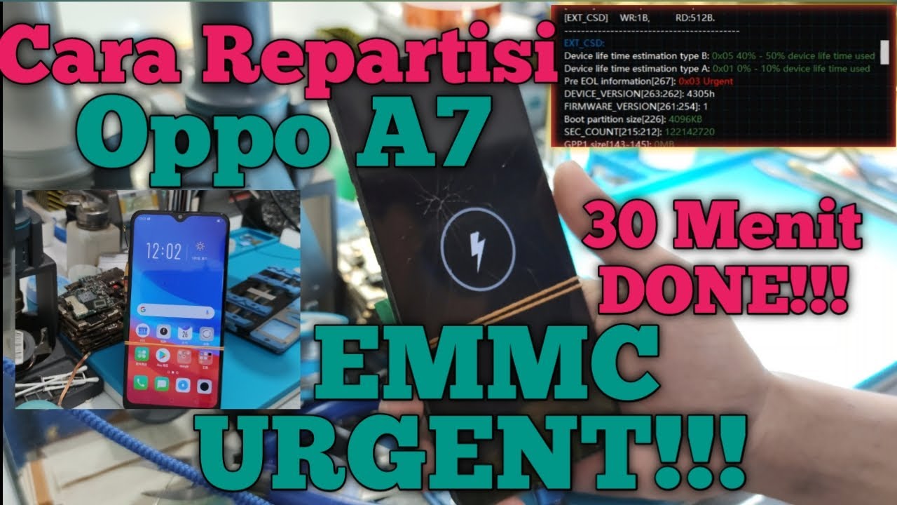 OPPO A7 LOGO PETIR - CARA CEPAT REPARTISI MENGGUNAKAN MIPI TESTER BOX!!!