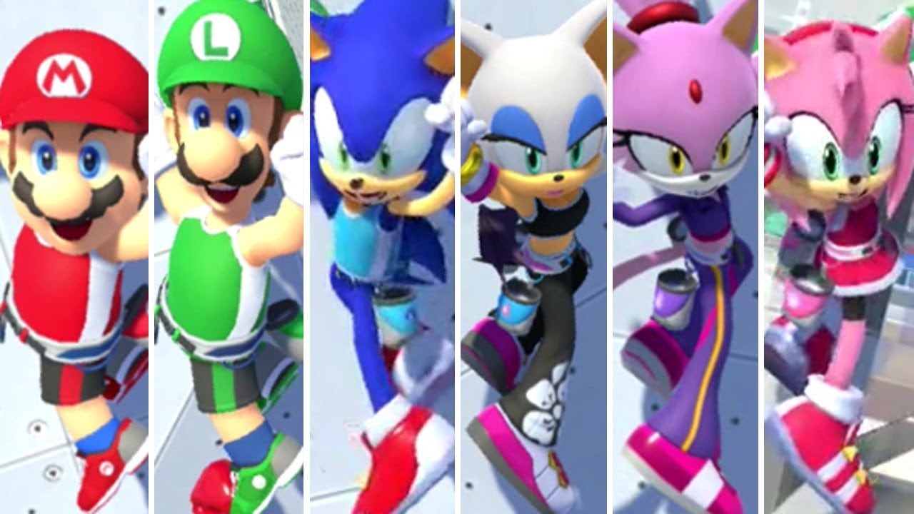 Mario & Sonic at the Olympic Games Tokyo 2020 - Sport Climbing (All Characters)