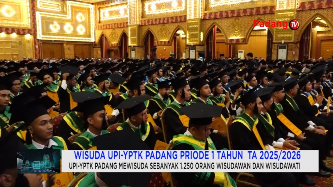 Wisuda UPI - YPTK Padang Priode 1 Tahun TA 2025/2026