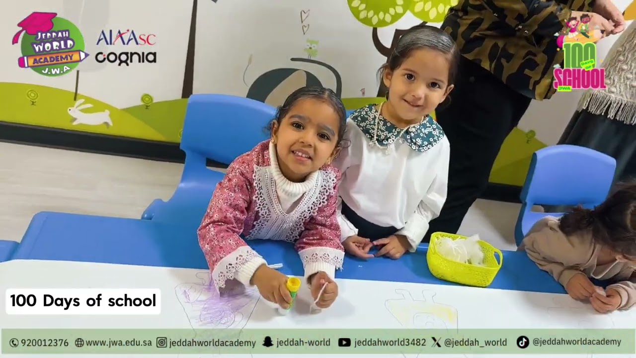 JWA- 100 Days of school-KG