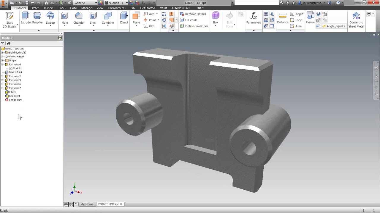 Suggerimento rapido per Inventor: modifica diretta