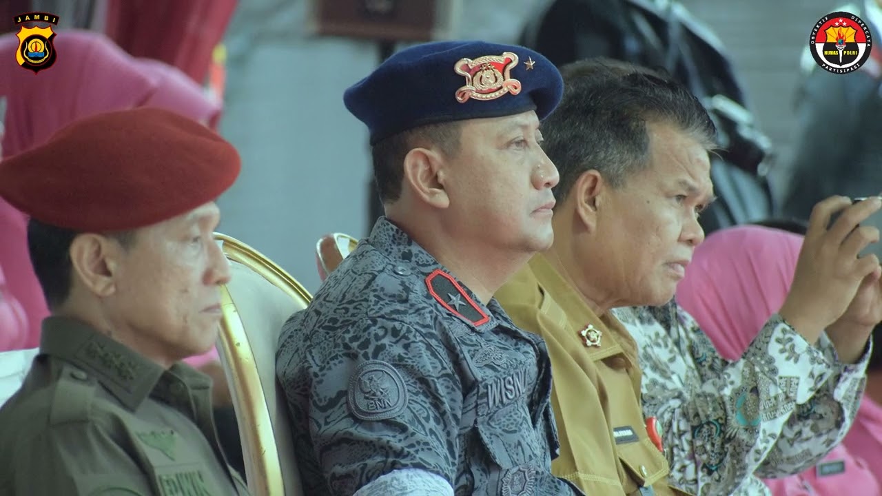 Upacara Hut Brimob Polda Jambi