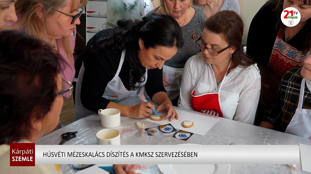 Húsvéti mézeskalács díszítés a KMKSZ szervezésében