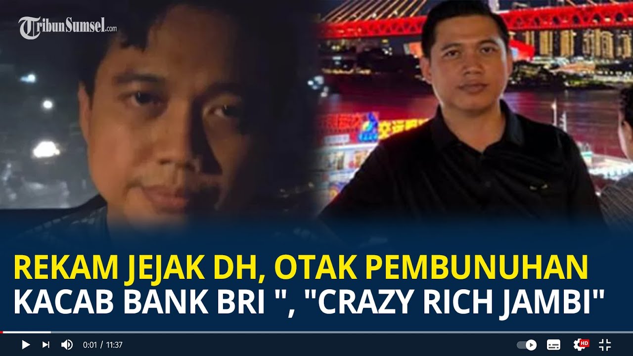 Rekam Jejak DH, Otak Pembunuhan Kepala Cabang Bank BRI 