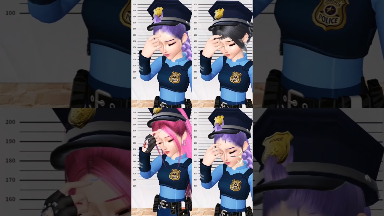 Huntrix Transformation Saja Boys 🚓 #kpop #kpopdemonhunters #huntrix #sajaboys #animation #netflix