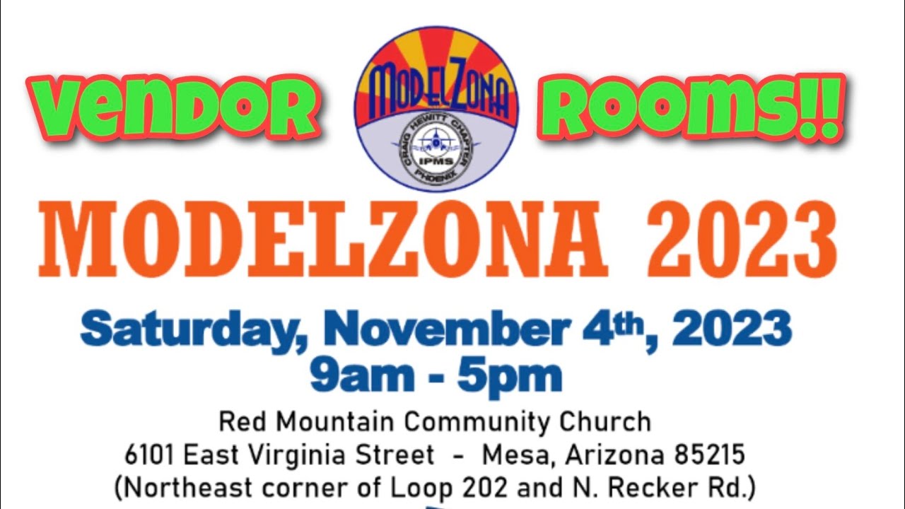 Modelzona 2023! A quick tour of the Vendor Rooms!!