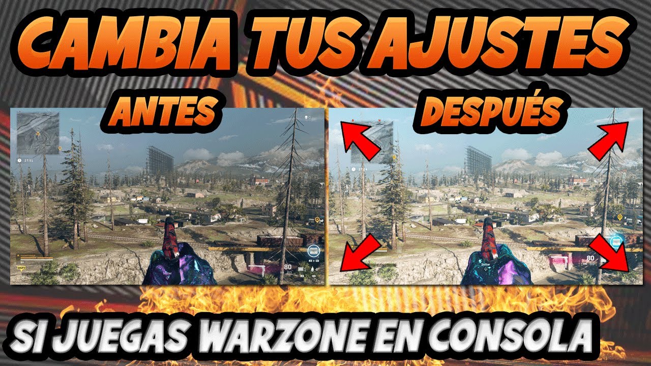 ASÍ PUEDES VER MEJOR en WARZONE con CONSOLA (MEJOR CONFIGURACIÓN Xbox y PS)