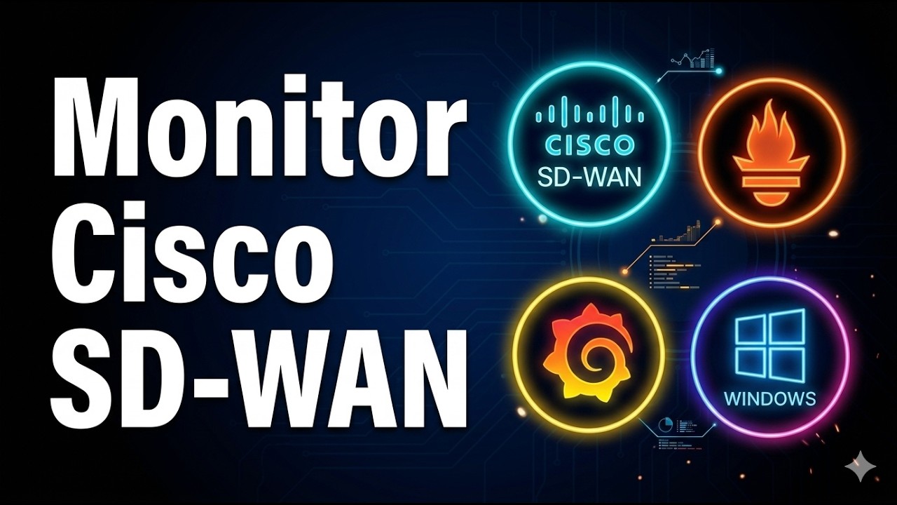 Мониторинг Cisco SD-WAN с помощью Prometheus и Grafana (Windows)