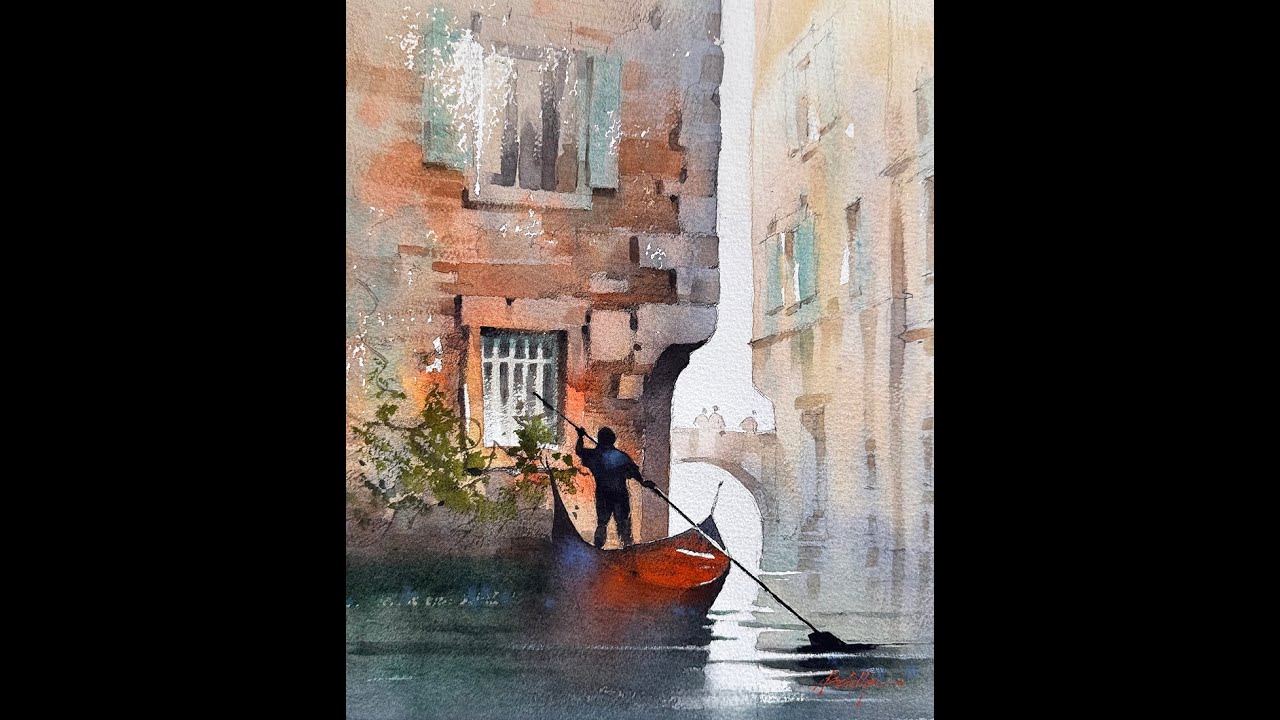 Corner - Venice:  Part 2 #watercolorpainting  #paintingtutorial  #watercolortutorial