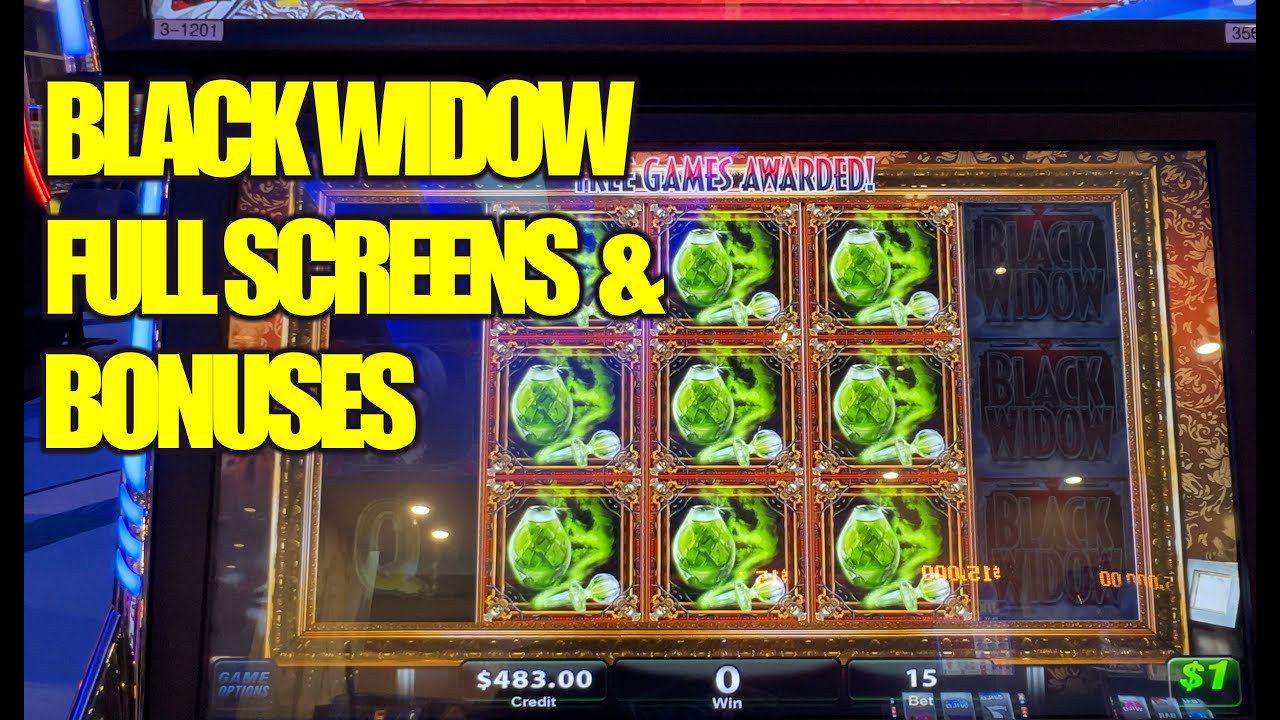 Black Widow Slot Action Full Screens & Bonuses