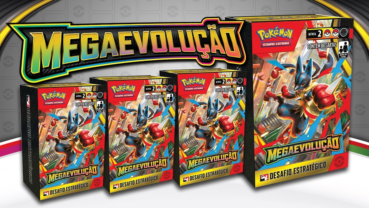 UNBOXING Mega Evolução Desafio Estratégicos, O NOVO BLOCO CHEGOU! - Pokémon TCG