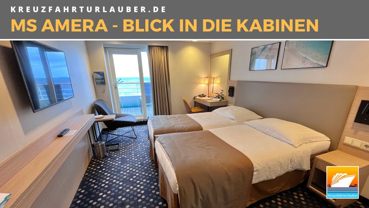MS Amera - Blick in verschiedene Kabinen und Suiten an Bord (Innen, Außen, Balkon & Suite) - Phoenix