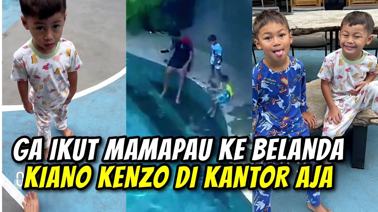SAYANG GA IKUT KE BELANDA..PAGI2 KIANO KENZO MAIN BASKET AJA DI KANTOR