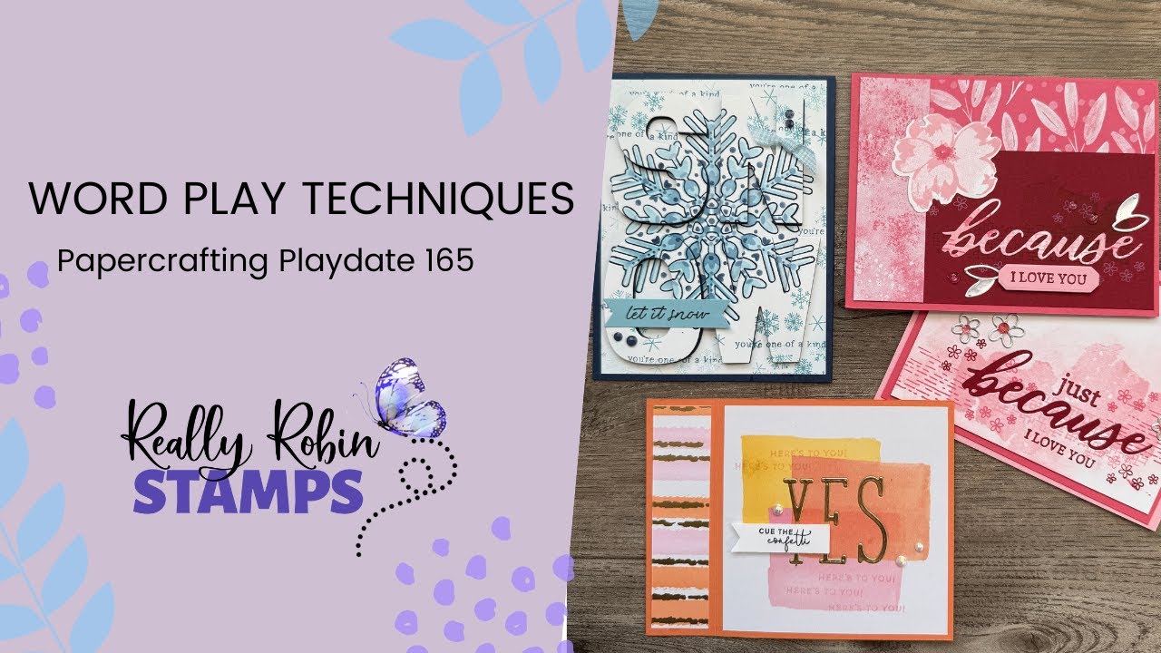 Word Play Techniques | Papercrafting Playdate 165