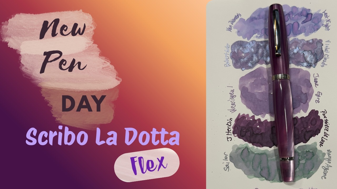 Новый день ручки: Scribo La Dotta Campanula (почувствуй гибкость)