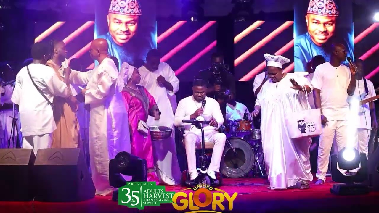 Yinka Aiyefele LIVE at  CCC AJARA OTITO CATHEDRAL 35TH ADULT HARVEST THEME:- UNIFIED GLORY
