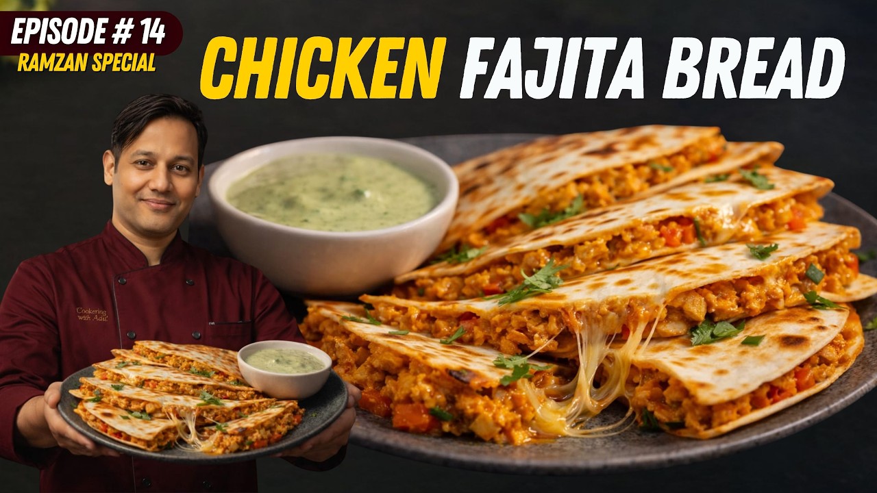 Chicken Fajita Bread  By Cook With Chef Zahid