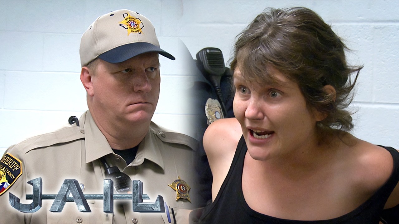 Belligerent Woman Slips Her Cuffs | JAIL TV Show