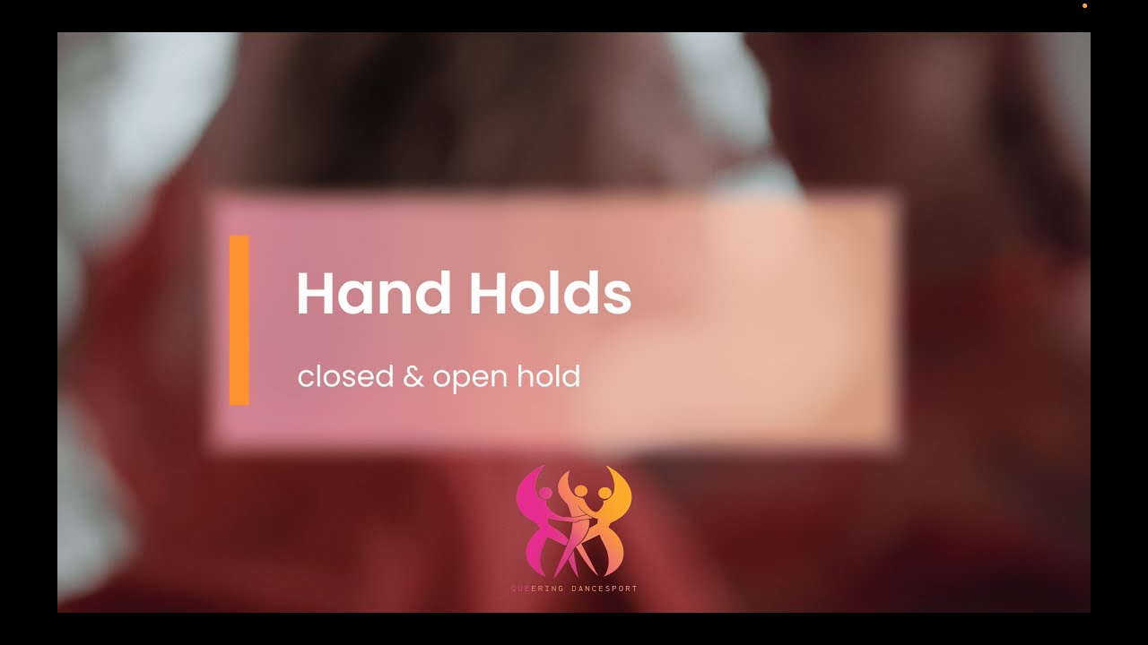 Hand holds in LATIN DANCE