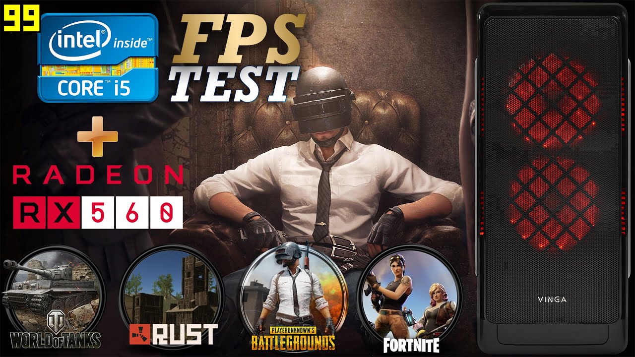 Недорогой игровой ПК i5 3570 + RX 560 4GB (PUBG, FORTNITE, CS GO, WOT FPS TEST) ZEVS PC 8960U