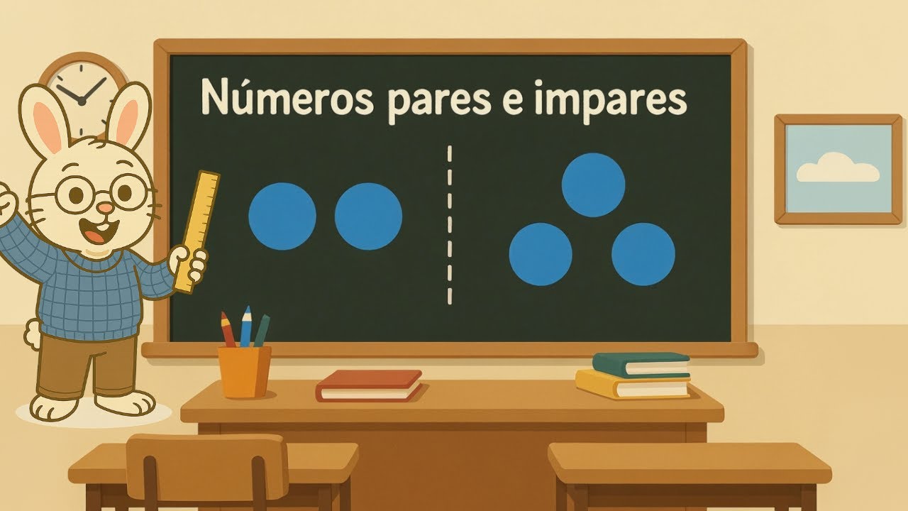 Números pares e impares para niños