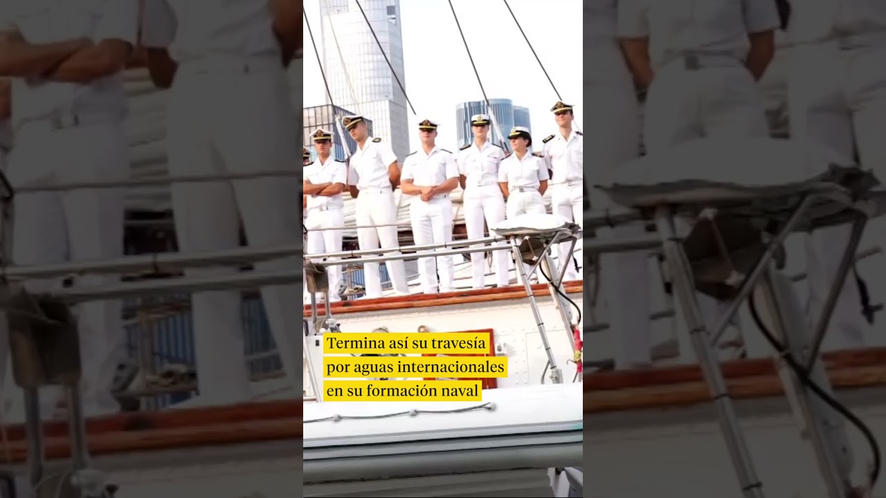 La princesa Leonor llega a Nueva York a bordo de 'Elcano'