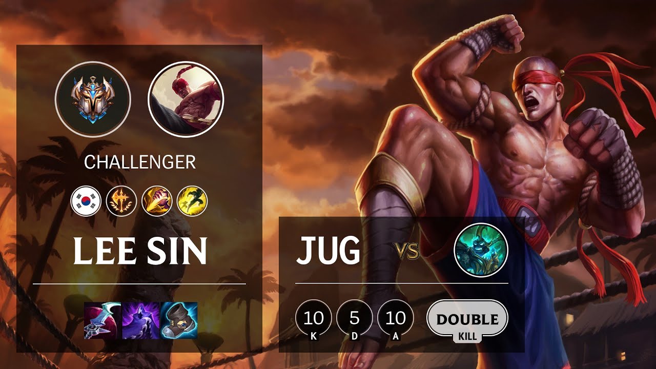 Lee Sin Jungle vs Hecarim - KR Challenger Patch 11.4