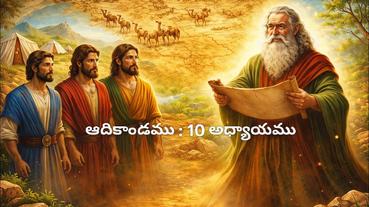 ఆదికాండము : 10 అధ్యాయములు l Bible study telugu 