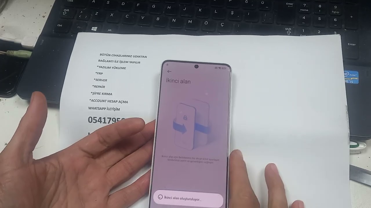 Redmi note 13 pro google hesabı kaldırma şifre kırma