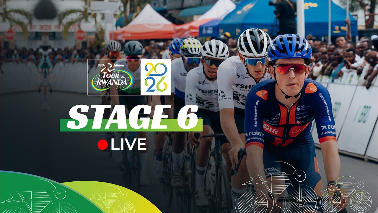 🔴LIVE: Tour du Rwanda 2026 Stage 6: Rubavu - Musanze