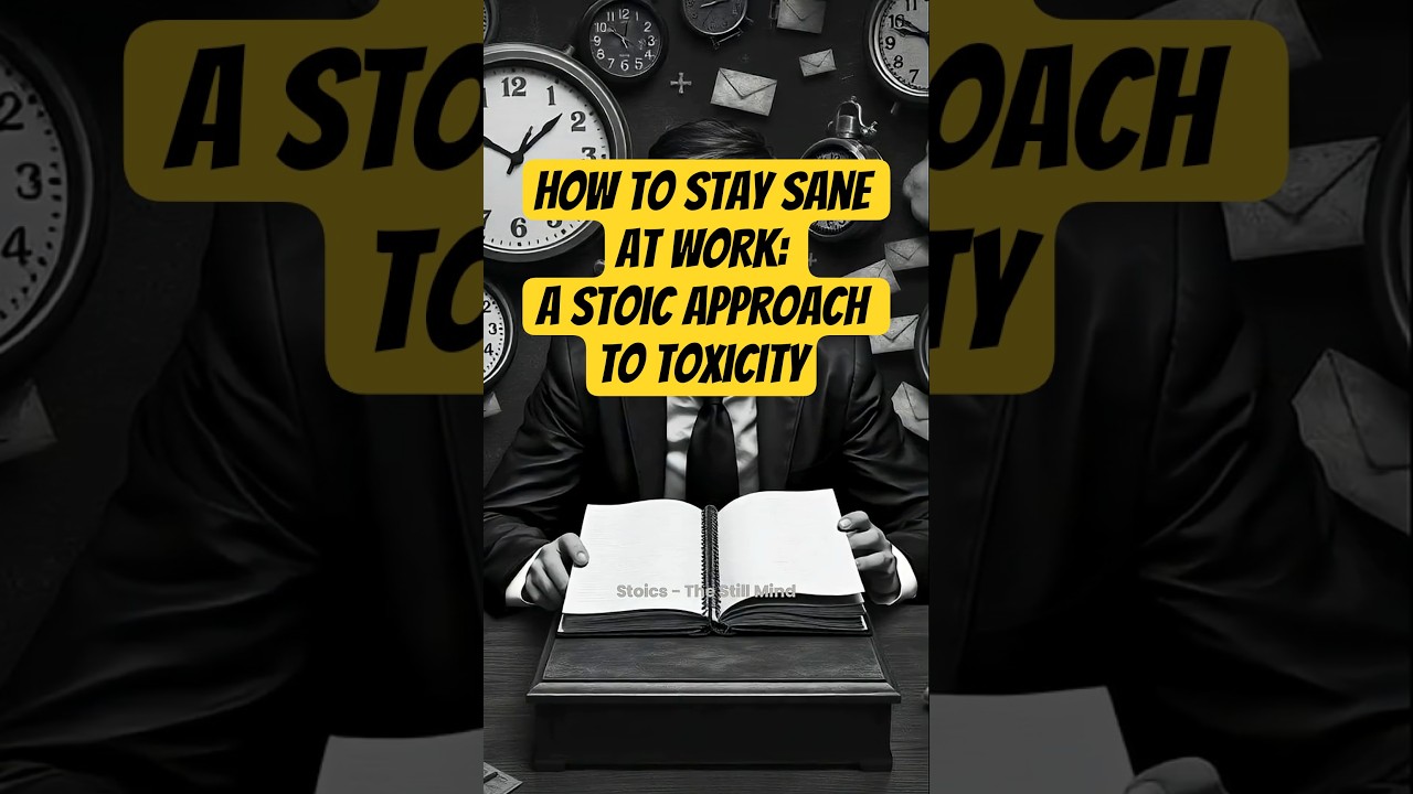 How to Stay Sane at Work: A Stoic Approach to Toxicity #shorts #stoicism
