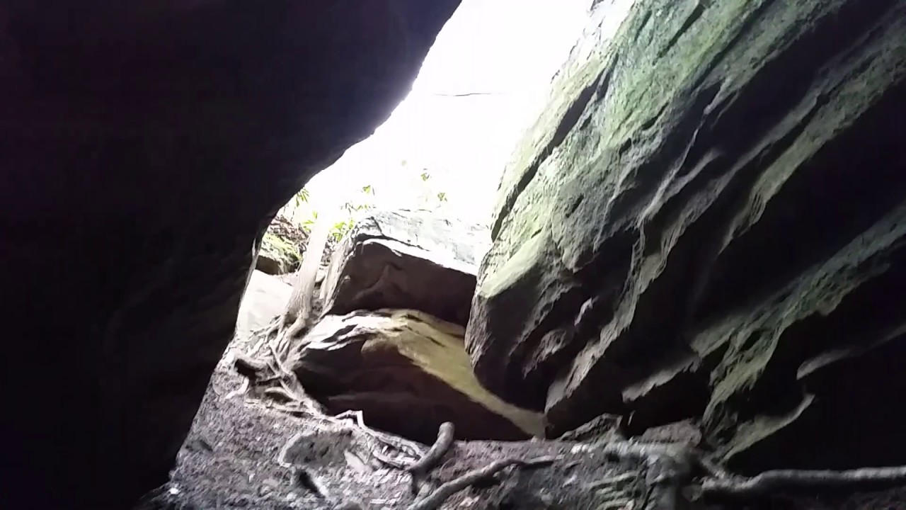 Going up Maude's Crack