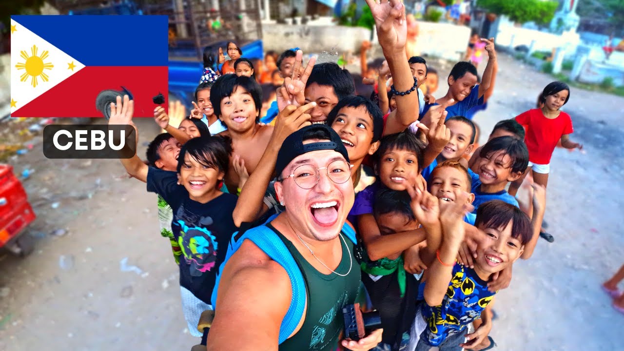 THE HAPPY CHILDREN IN THE SLUMS OF CEBU 🇵🇭