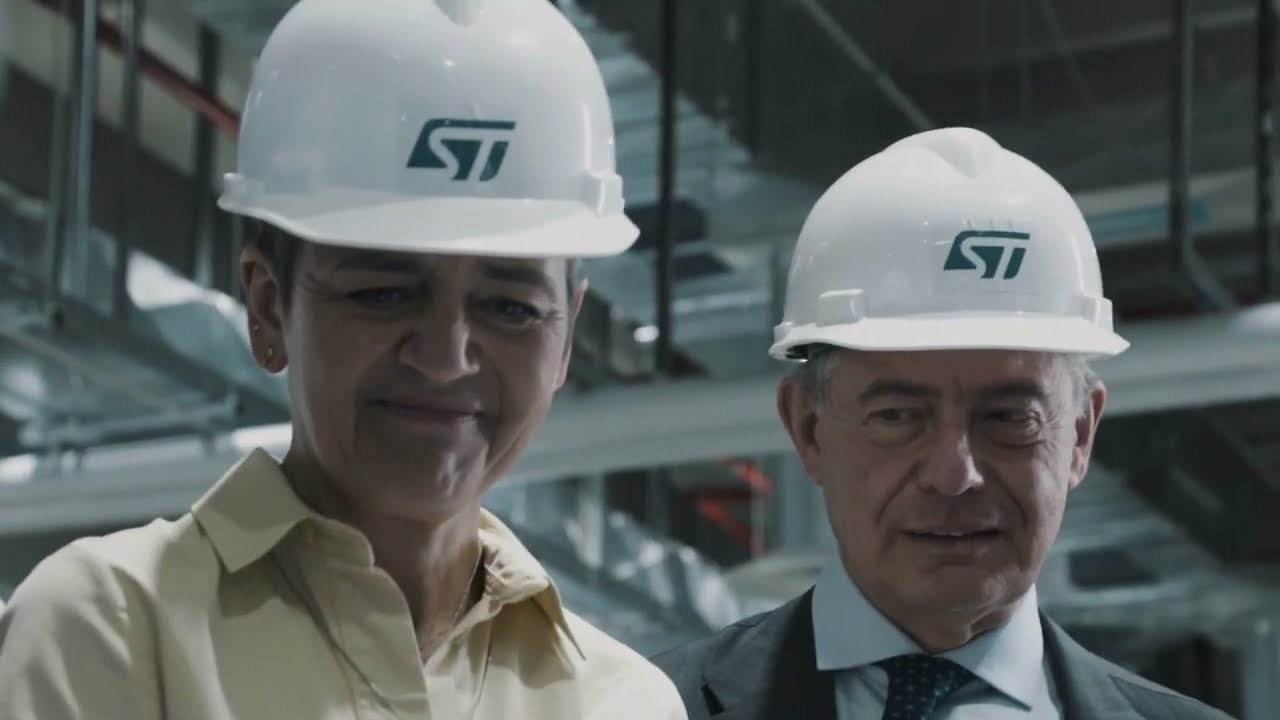 L’ EVP M. Vestager visita il sito di Catania di STMicroelectronics - 31.05.2024