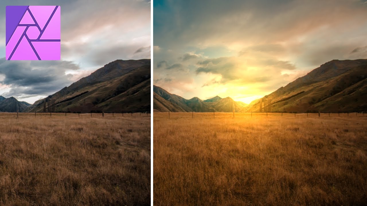 How to Create a Fake SUN in Affinity Photo