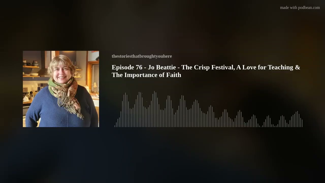 Episode 76 - Jo Beattie - The Crisp Festival, A Love for Teaching & The Importance of Faith