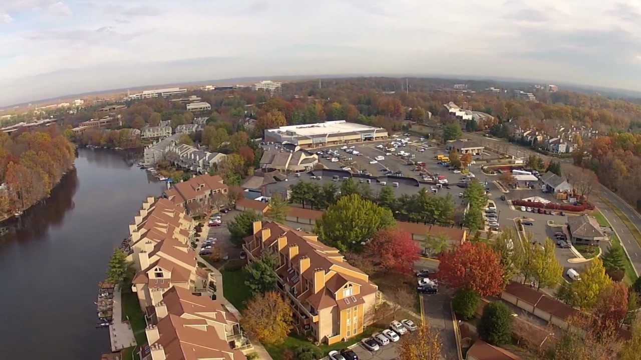 Above Lake Thoreau in Reston, Virginia.