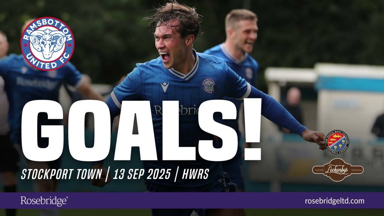 RAMSBOTTOM UNITED 3-3 STOCKPORT TOWN