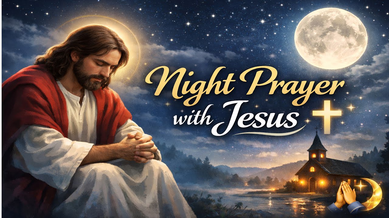 🌙 Beautiful Night Prayer to Jesus Christ | Night Prayer & Worship 🙏✨