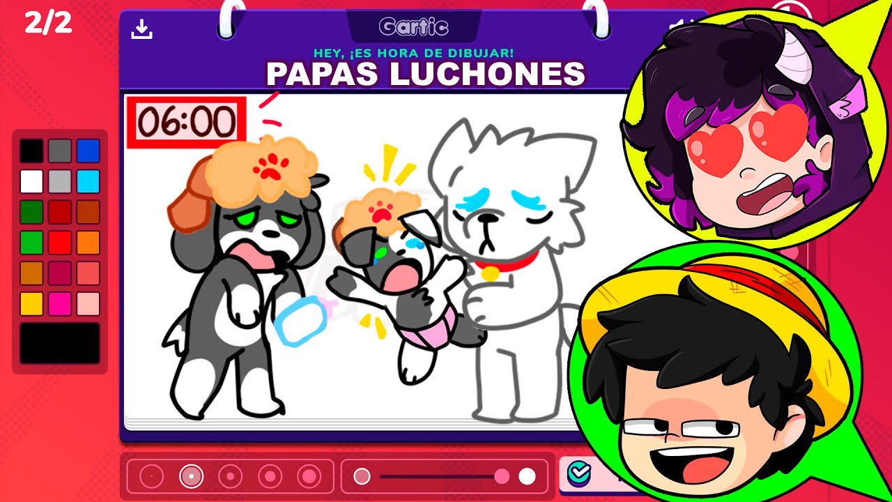 ALEXY y EMIZ CUIDAN de EMILEXY BEBE 🤣👶 LOS DIBUJOS mas GRACIOSOS de GARTIC PHONE🎨 con los PANAS