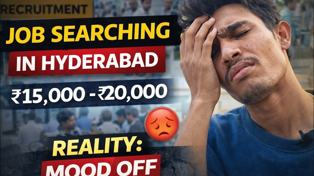 &ldquo;₹15,000&ndash;₹20,000 Job Search in Hyderabad 😞 | Reality of Freshers | Mood Off Phase&rdquo; @jeevandailyvlog #jeevv 