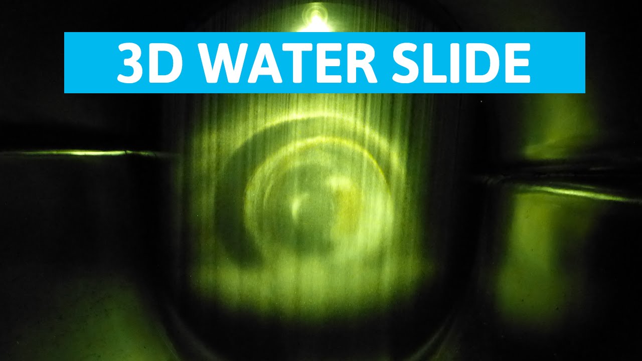 De Wasbeek - 3D Wasserrutsche! || 3D projection water slide