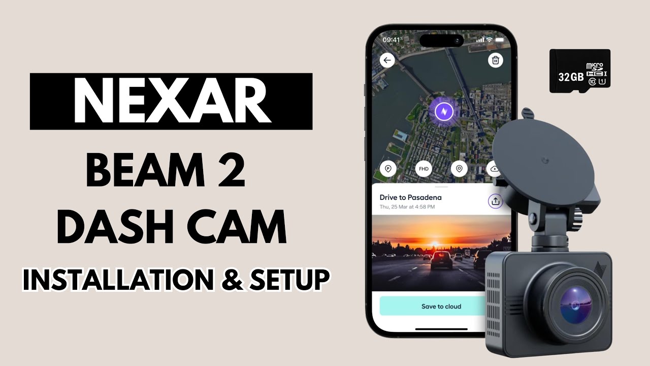 Установка и настройка: Руководство пользователя видеорегистратора Nexar Beam 2
