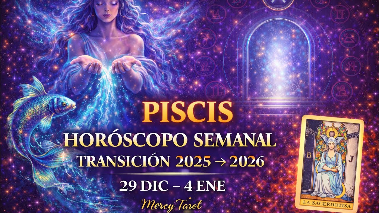 🌊 PISCIS ♓️ EL DESTINO SE REVELA 🌊 ESTE MENSAJE MARCA TU A&Ntilde;O 2026 