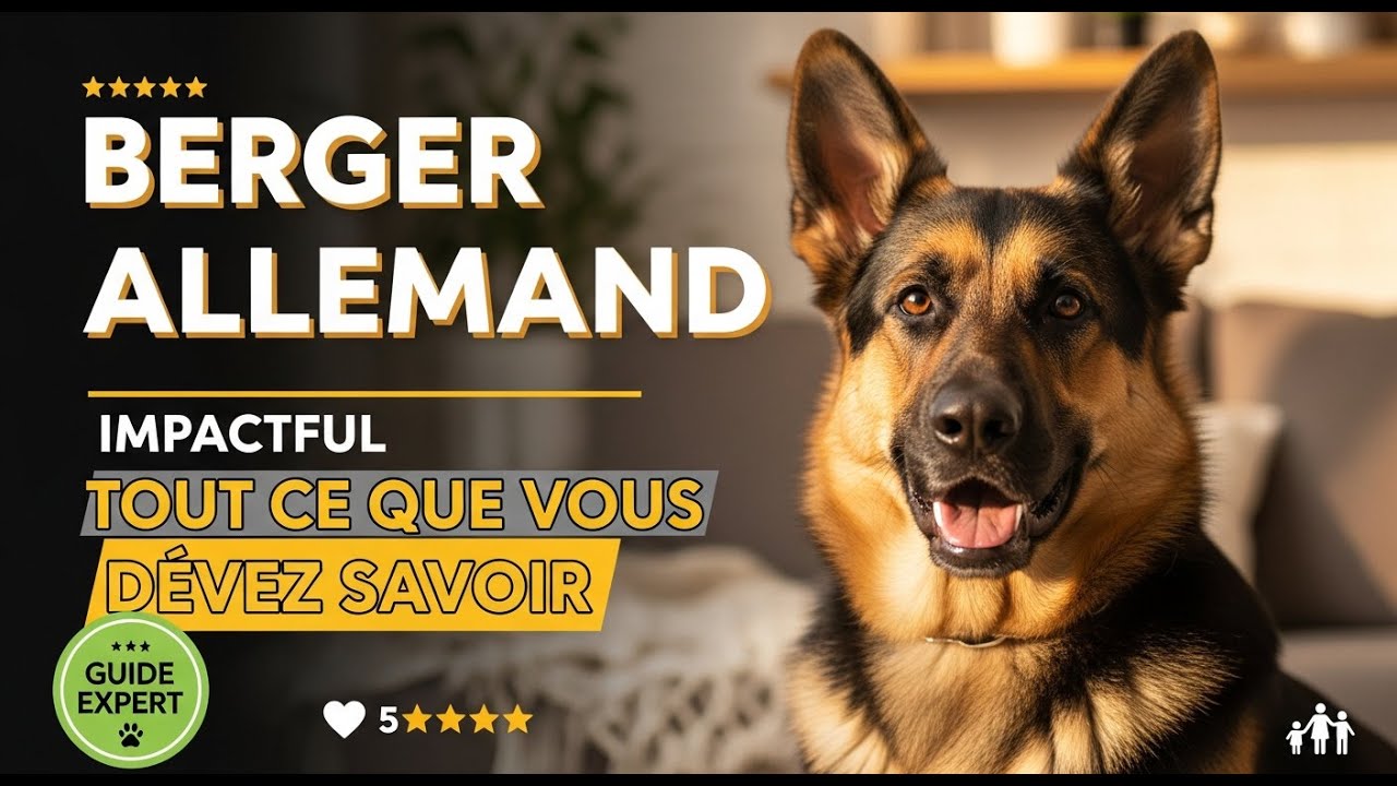 BERGER ALLEMAND : Tout Savoir Avant de l'Adopter en 2025 | Guide Complet
