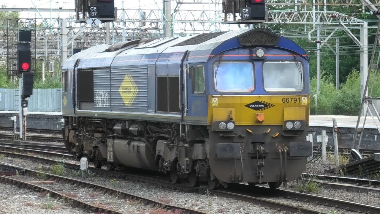 Fantastic Busy Day At 3 locations Crewe Stockport Wilmslow Freight Trains 3rd June 25